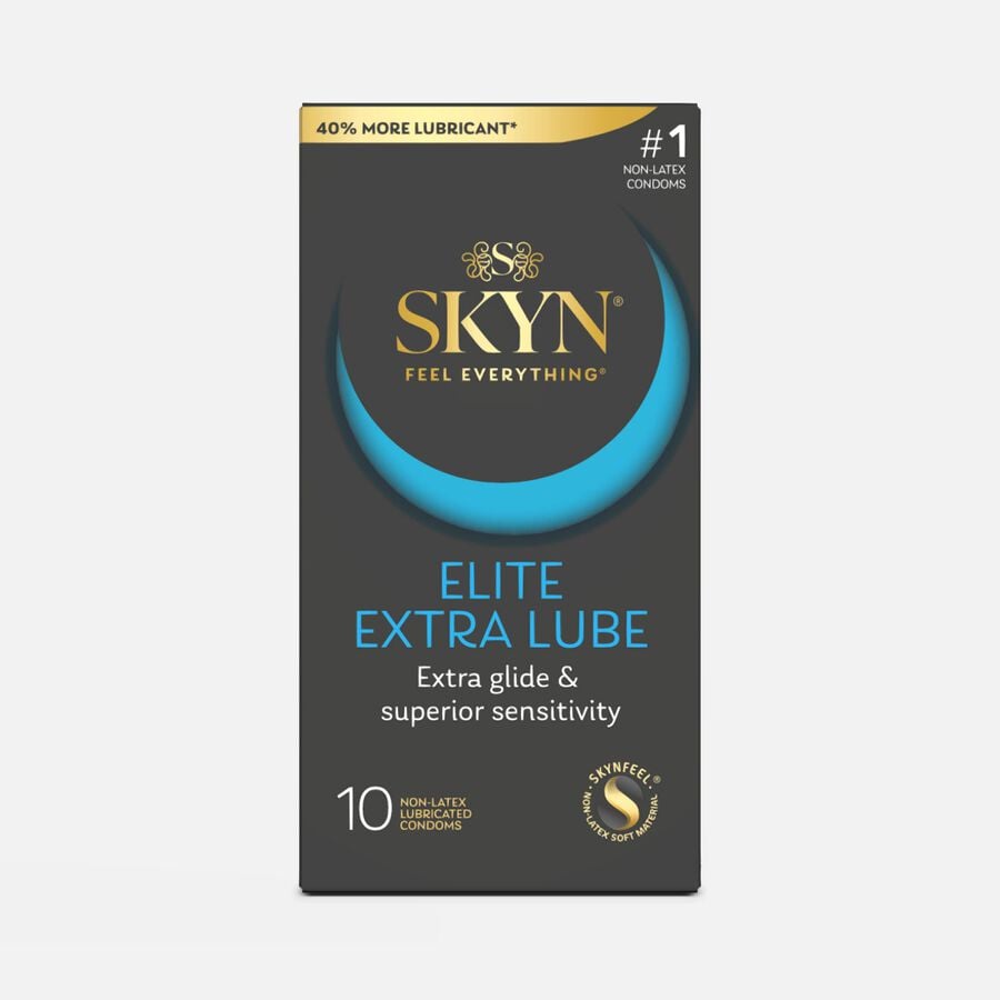 SKYN Elite Extra Lubricated Non-Latex Condom, 10 ct., , large image number 0
