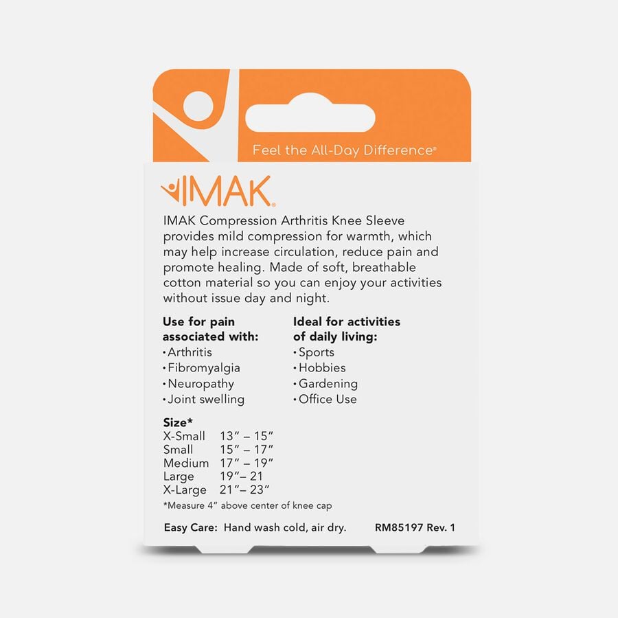 IMAK Compression Arthritis Knee Sleeve, X-Large, , large image number 1