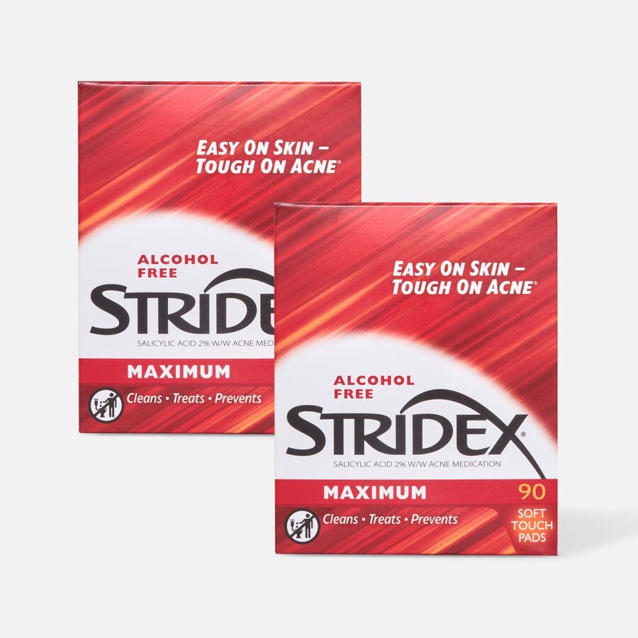 Stridex Medicated Pads Maximum, 90 ct. (2-Pack), , large image number 0