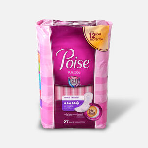 Poise Incontinence Pads Ultimate Absorbency Long 27ct