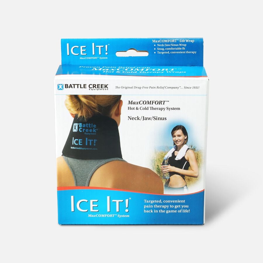 Battle Creek Ice It! ColdCOMFORT Neck/Jaw/Sinus System, 4.5" x 10", , large image number 0