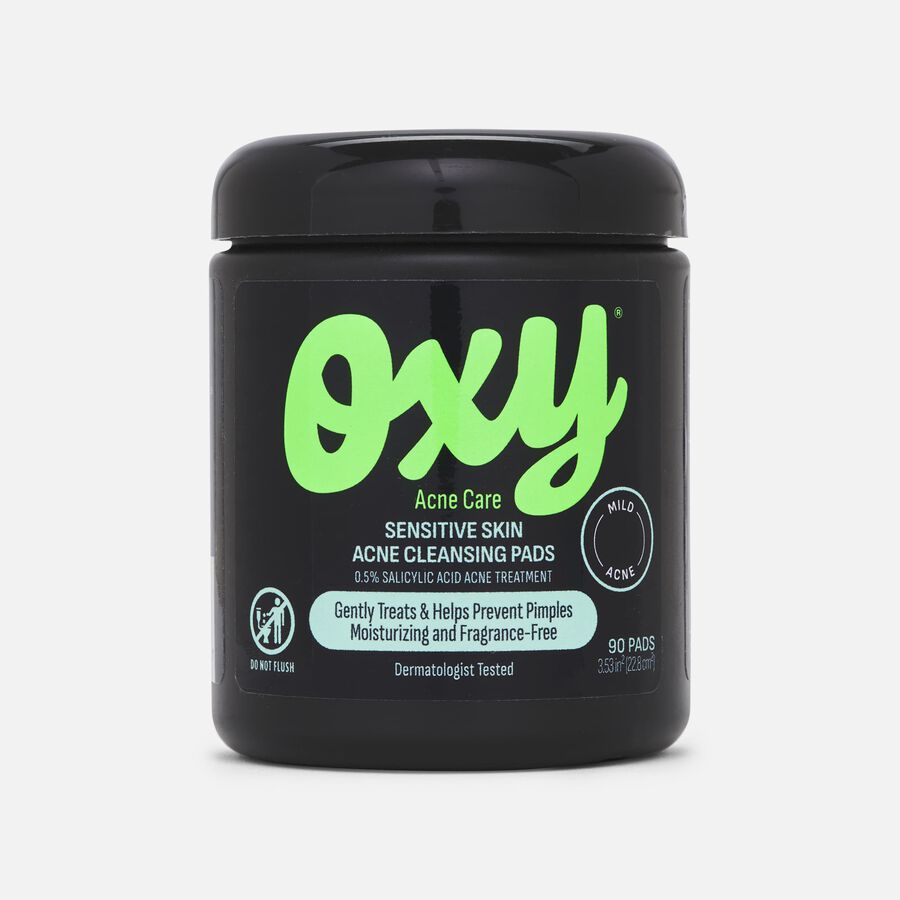 OXY Sensitive Skin Acne Pads, 90 ct., , large image number 0