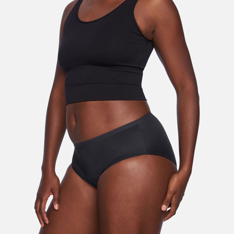 Thinx For All Leaks Signature Very Light Hiphugger Incontinence Underwear, Black, , large image number 2