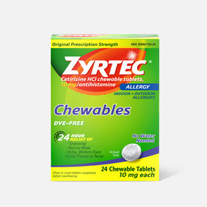 Zyrtec Allergy Chewable Tablet, 24 ct.