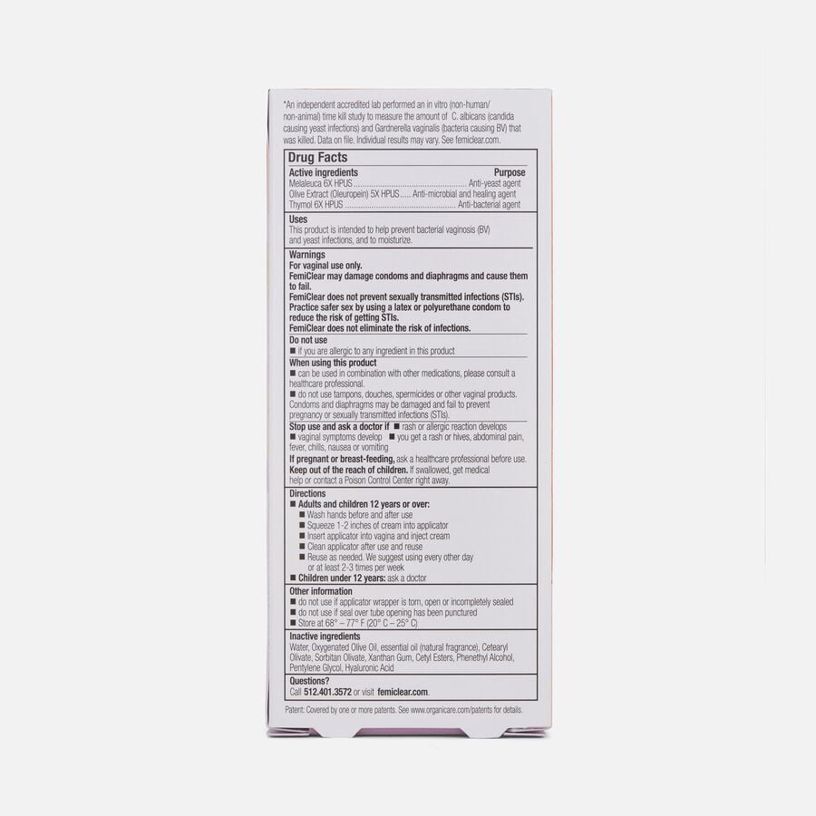 FemiClear Vaginal Cream - Infection Protection BV & Yeast, .5 oz., , large image number 1