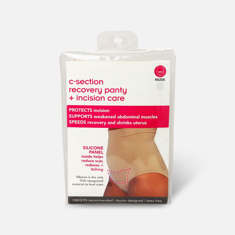UpSpring C-Section Recovery Panty Plus Incision Care Nude 1X/2X, , large image number 0