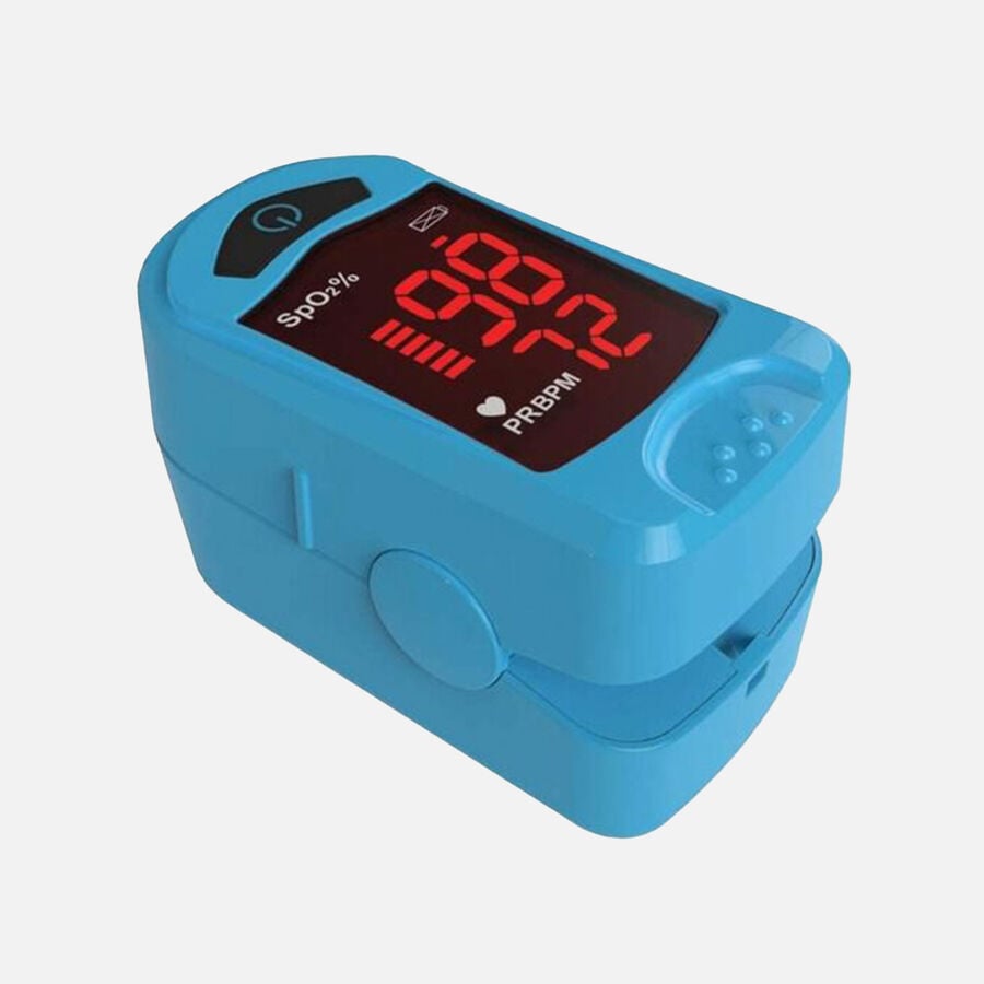 Carex Finger Pulse Oximeter Oxygen Saturation Monitor for Pediatric and Adult, , large image number 0