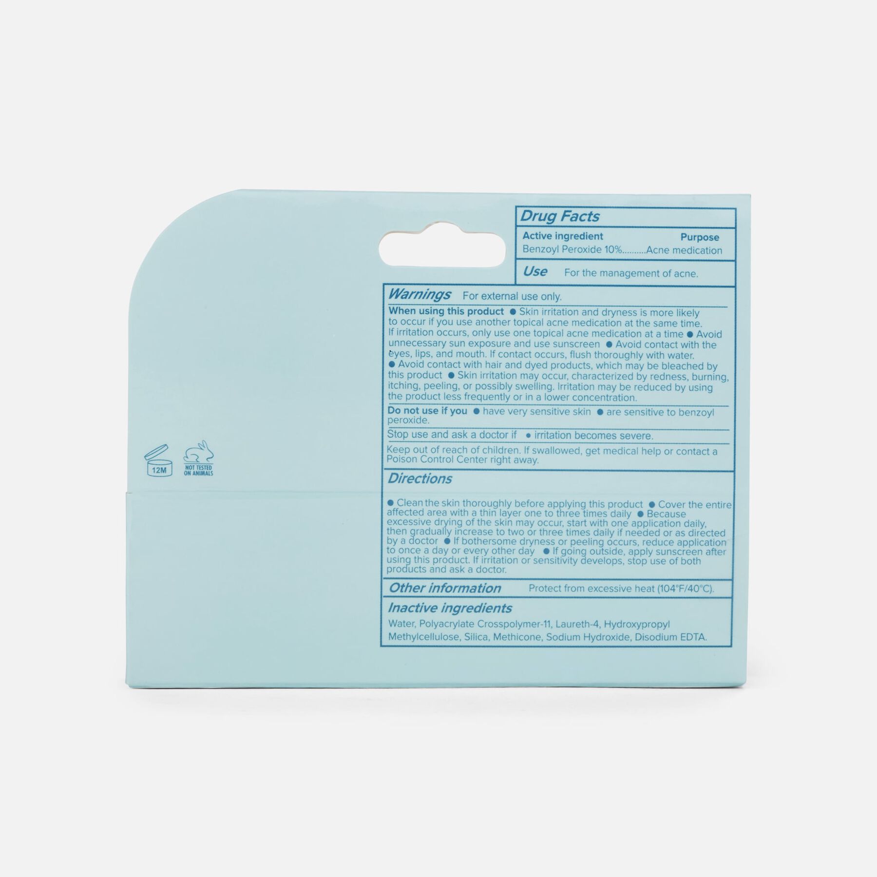 HSA Eligible Caring Mill™ Acne Treatment, 10 Benzoyl Peroxide, 1 oz