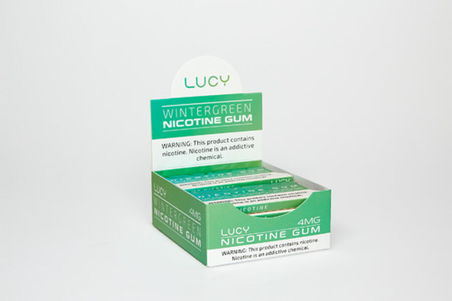 Lucy Chew and Park Nicotine Gum, Wintergreen, 4 mg, 100 ct., , large image number 2