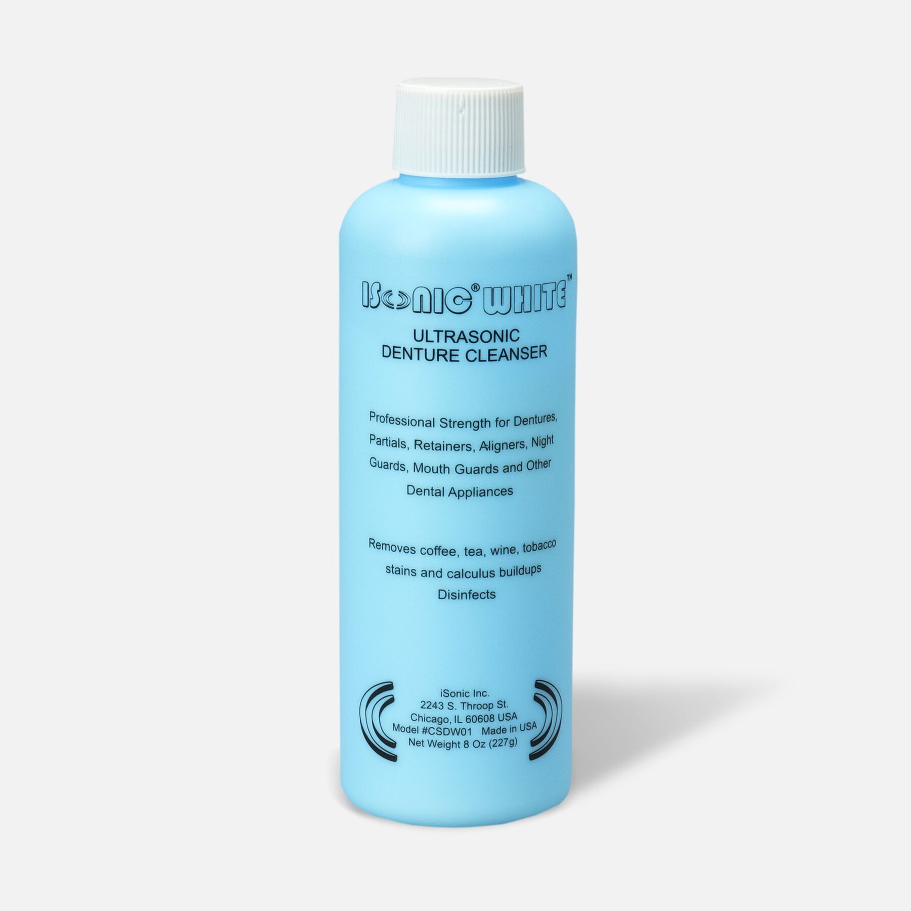 HSA Eligible iSonic White Ultrasonic Denture Cleaning Powder HSA Eligible