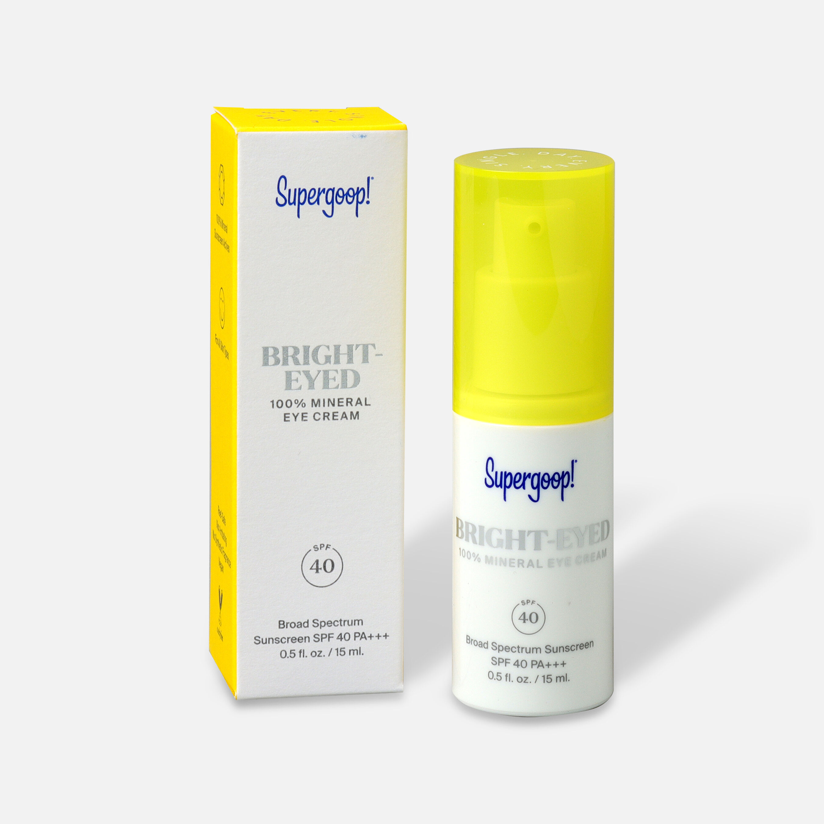 Supergoop! BrightEyed 100 Mineral Eye Cream SPF 40