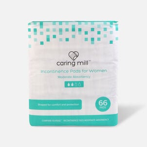 Caring Mill™ Incontinence Pads for Women, 66 ct.
