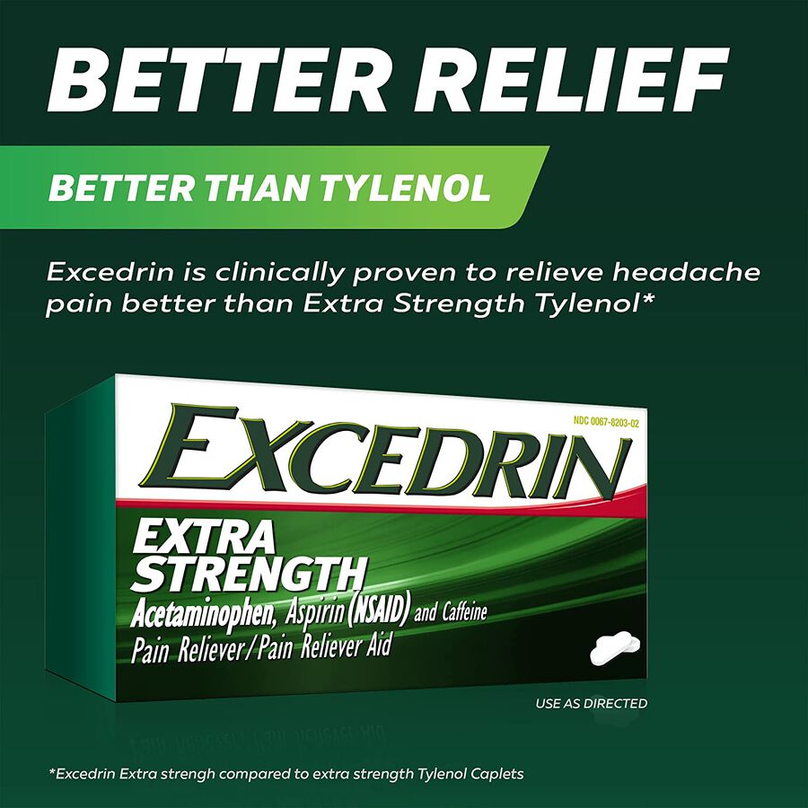 Excedrin Extra Strength Caplets, 200 ct., , large image number 6
