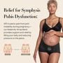 What Waist Maternity Wrap Band, Black, , large image number 3