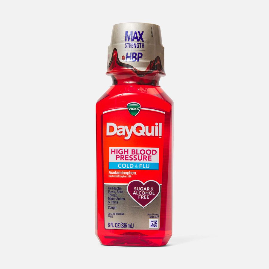 Vicks DayQuil High Blood Pressure, 8 oz., , large image number 0
