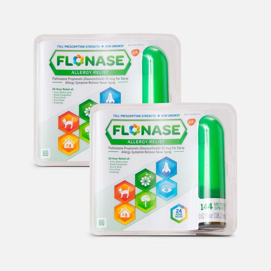 Flonase Allergy Relief Nasal Spray, 144 ct. (2-Pack), , large image number 0