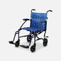 Drive Fly-Lite Ultra Lightweight Aluminum Transport Chair, 19", Blue, , large image number 0