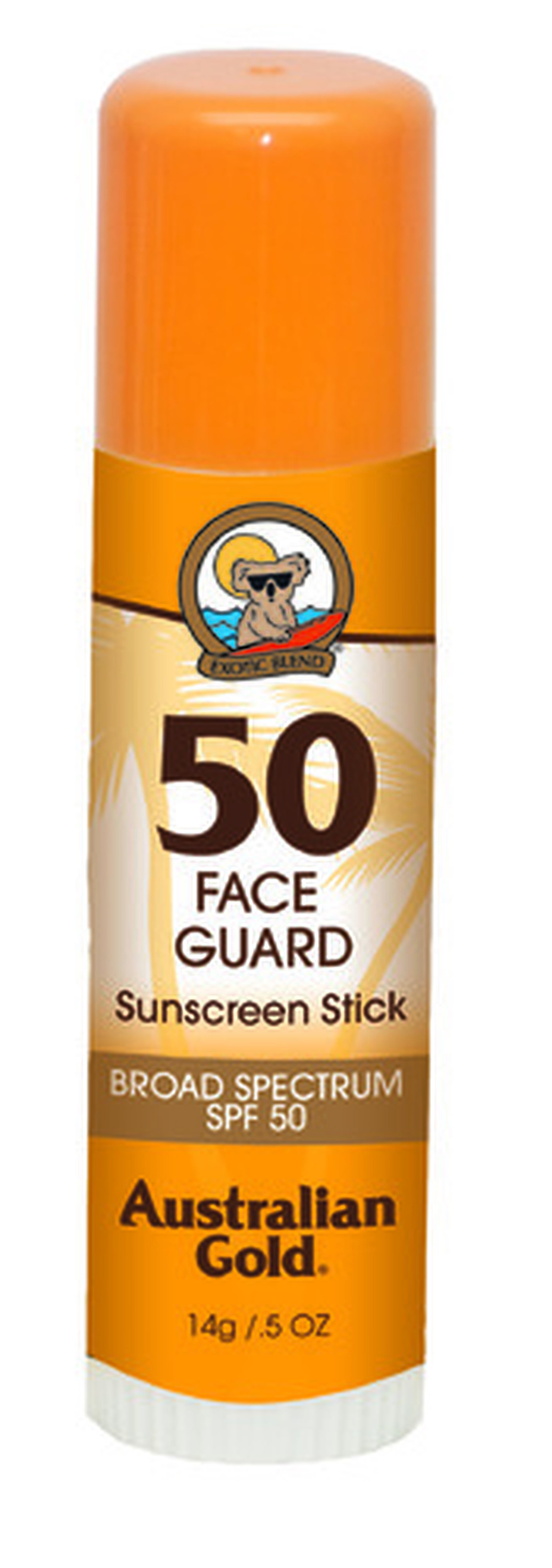 Australian Gold SPF 50 Face Guard, Sunscreen Stick, Cocoa Dreams, .5 oz