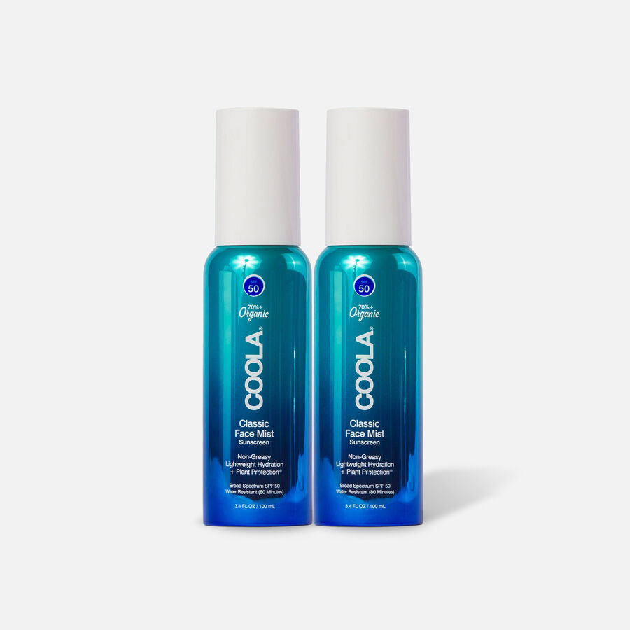 COOLA Classic Face Sunscreen Mist - SPF 50, 3.4 oz. (2-Pack), , large image number 0