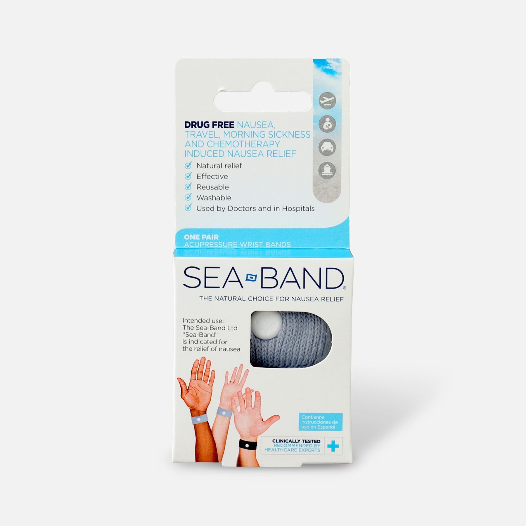 SeaBand The Original Wristband, Adult, One Size, 1 pr