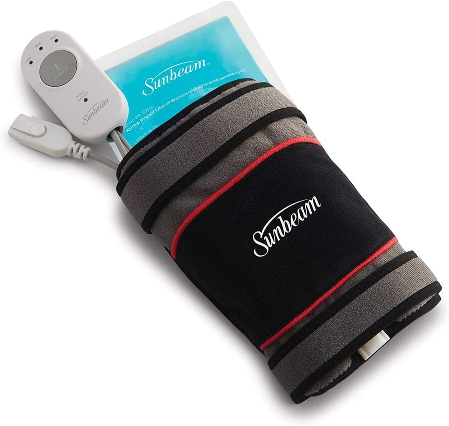 Sunbeam FlexTemp Hot + Cold Joint Wrap With Gel Pack, Gray, 3 Heat Settings, , large image number 1