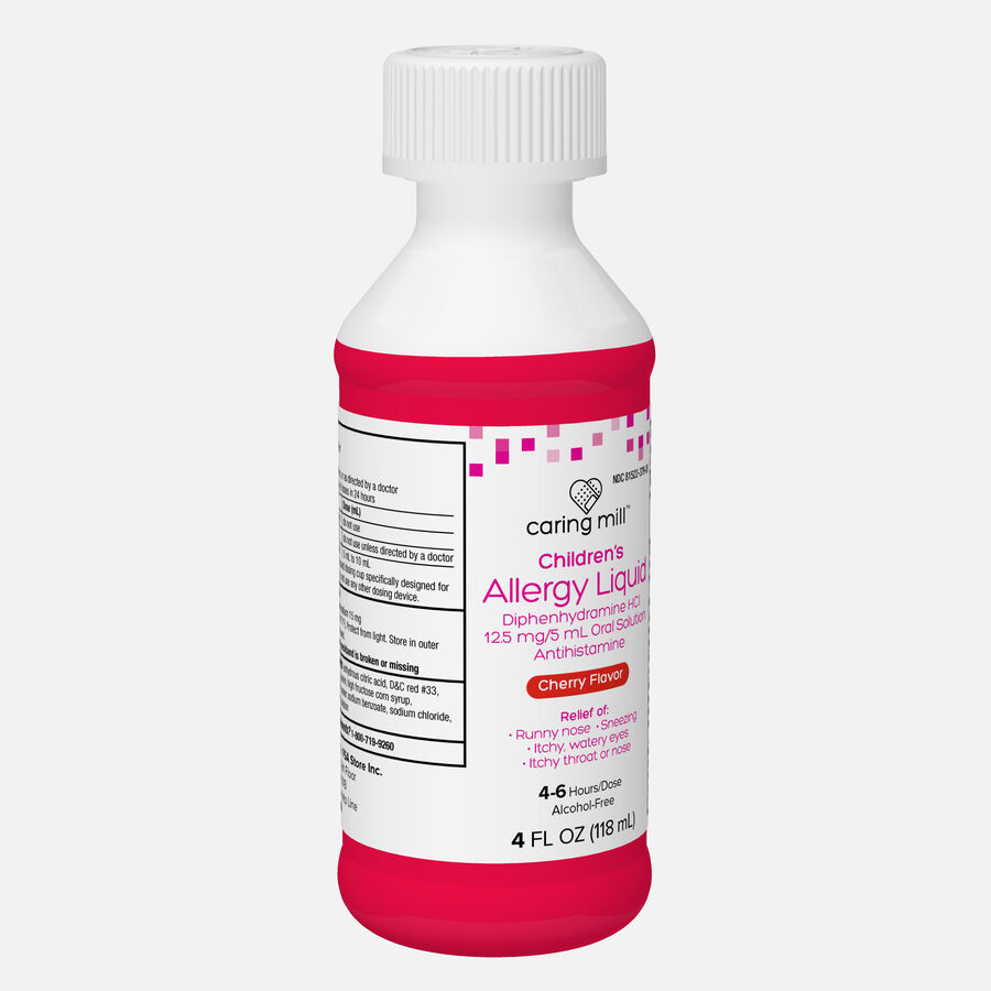 Caring Mill™ Children's Allergy Liquid, Cherry Flavor, 4 fl oz., , large image number 5