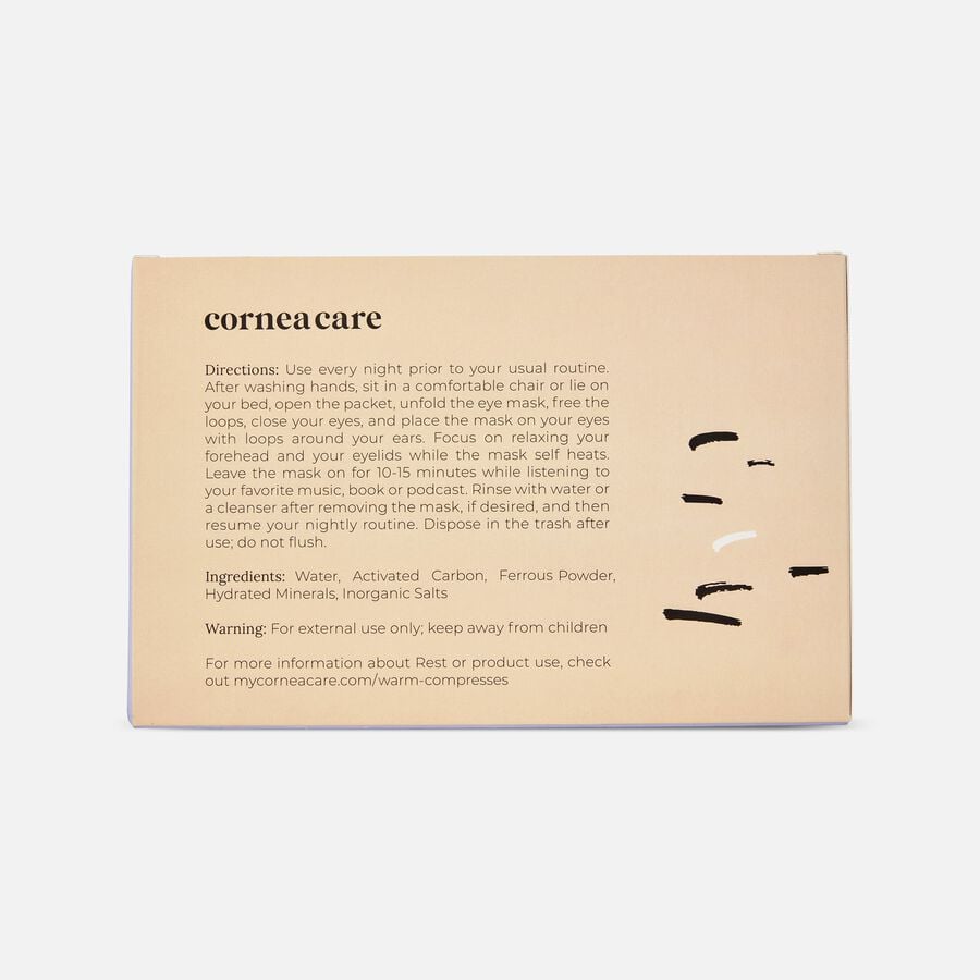 CorneaCare Rest Self-Heating Eye Mask, 30 ct., , large image number 4