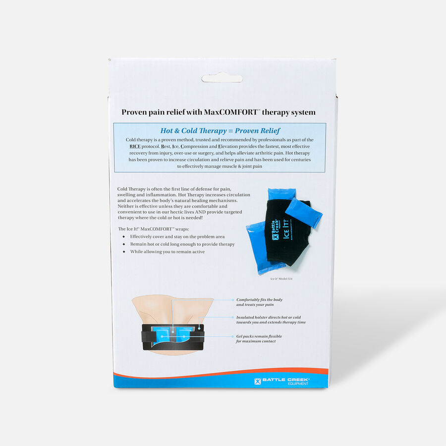 Battle Creek Ice It! ColdCOMFORT Ankle/Elbow/Foot System 10.5" x 13", , large image number 1