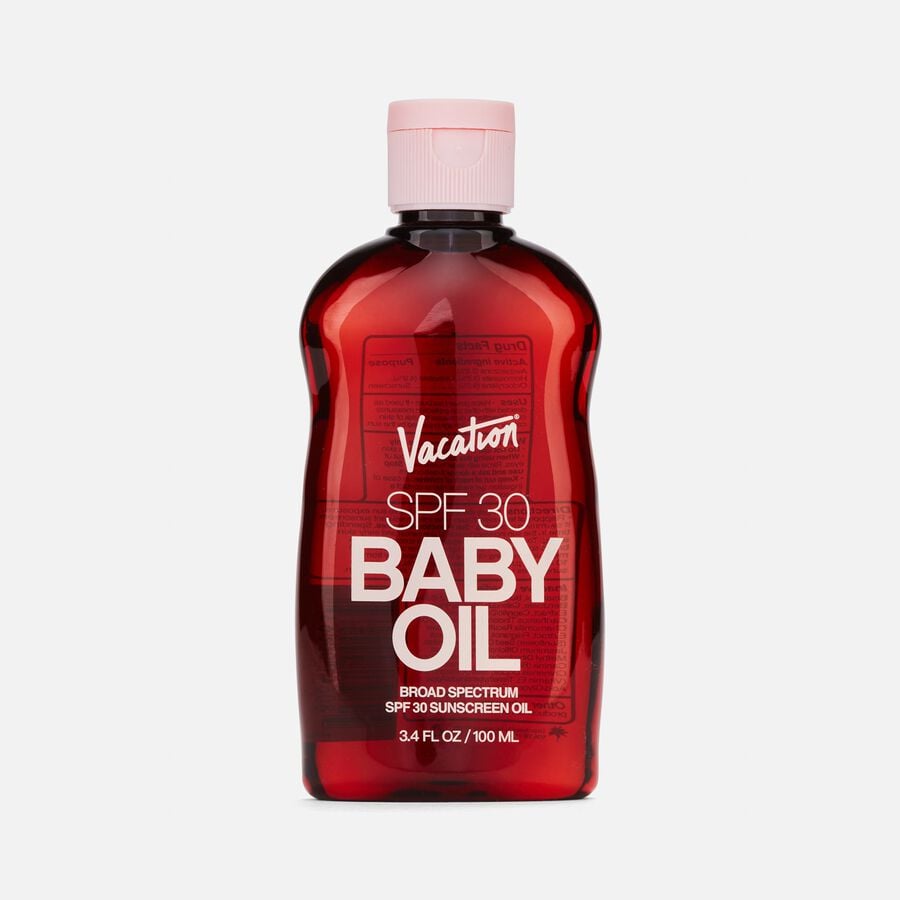 Vacation Baby Oil, SPF 30, 3.4 oz., , large image number 0
