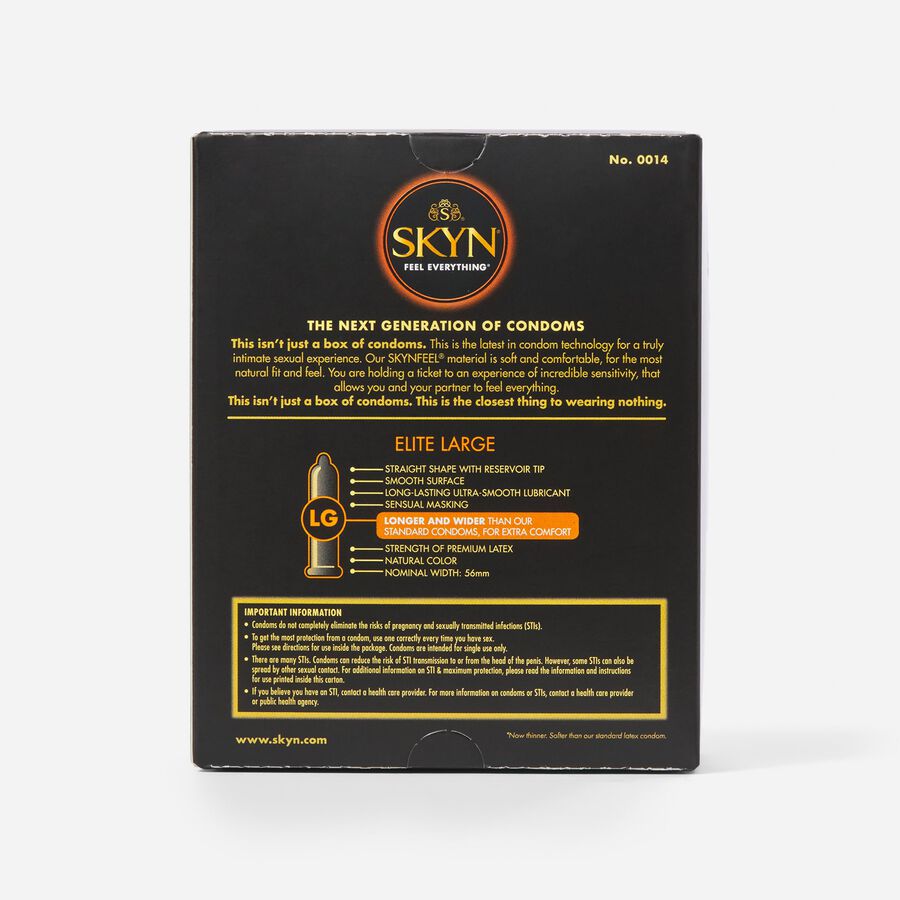 SKYN Elite Large Non-Latex Condom, 36 ct., , large image number 1