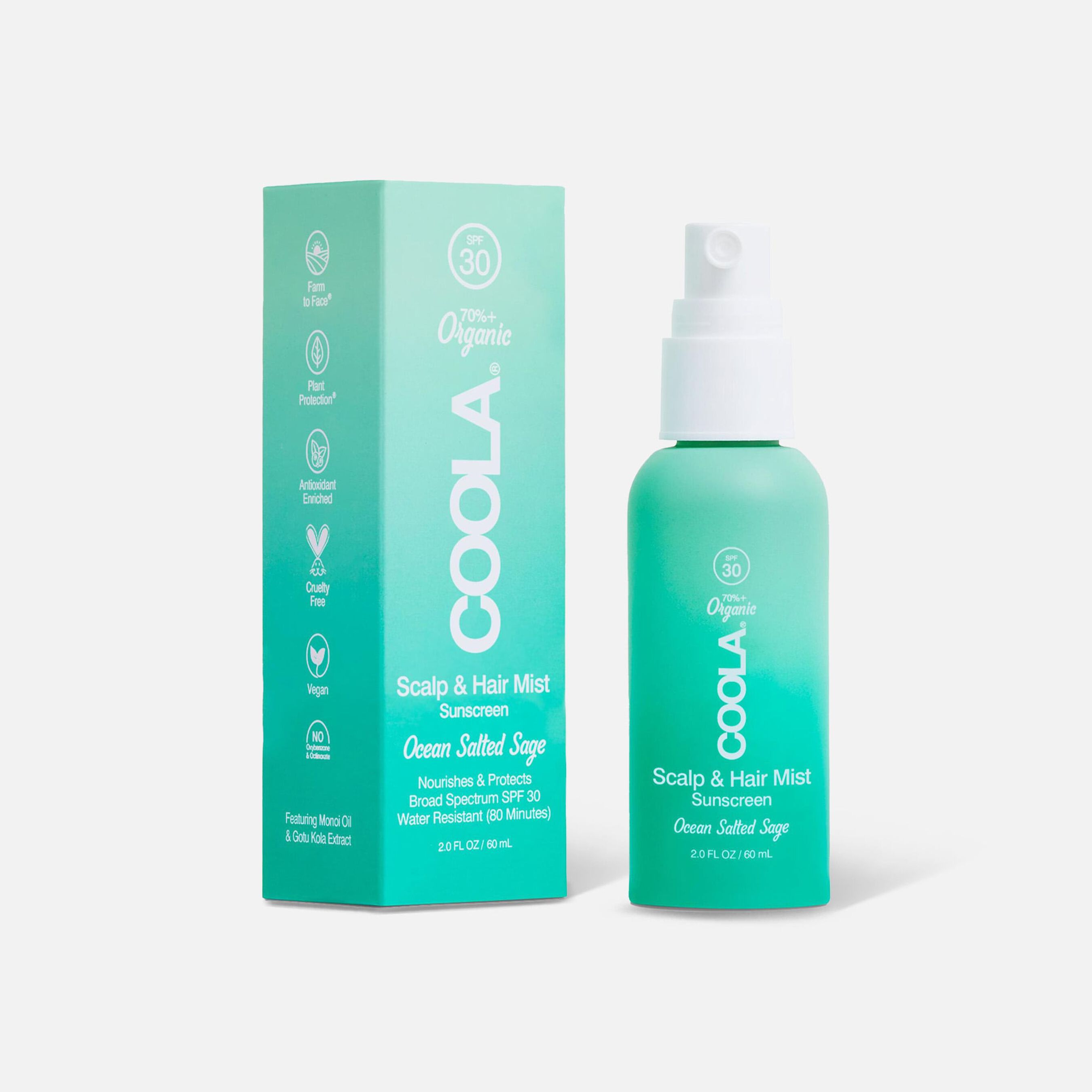 Coola Scalp & Hair Mist Organic Sunscreen SPF 30