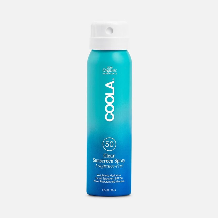 COOLA Classic Body Organic Sunscreen Spray SPF 50, Unscented - Travel Size, , large image number 0