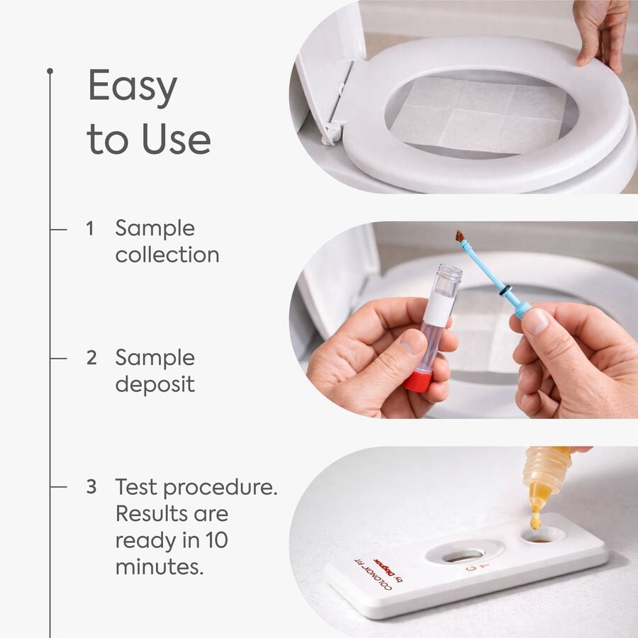 Diagnox Colonox&trade; FIT At-Home Stool Test Kit for Detecting GI Disorders, 2 Pack, , large image number 5