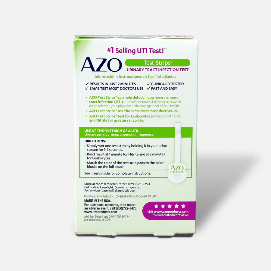 Azo Urinary Tract Infection Test Strips with Handle, 3 ct., , large image number 1