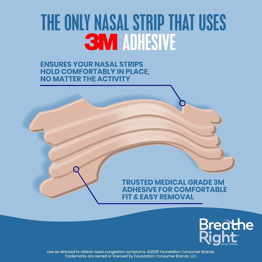 Breathe Right Extra Strength Nasal Strips, Menthol Scented, Tan, 26 ct., , large image number 2