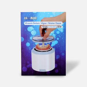 iSonic Ultrasonic Portable Denture & Retainer Cleaner DS180