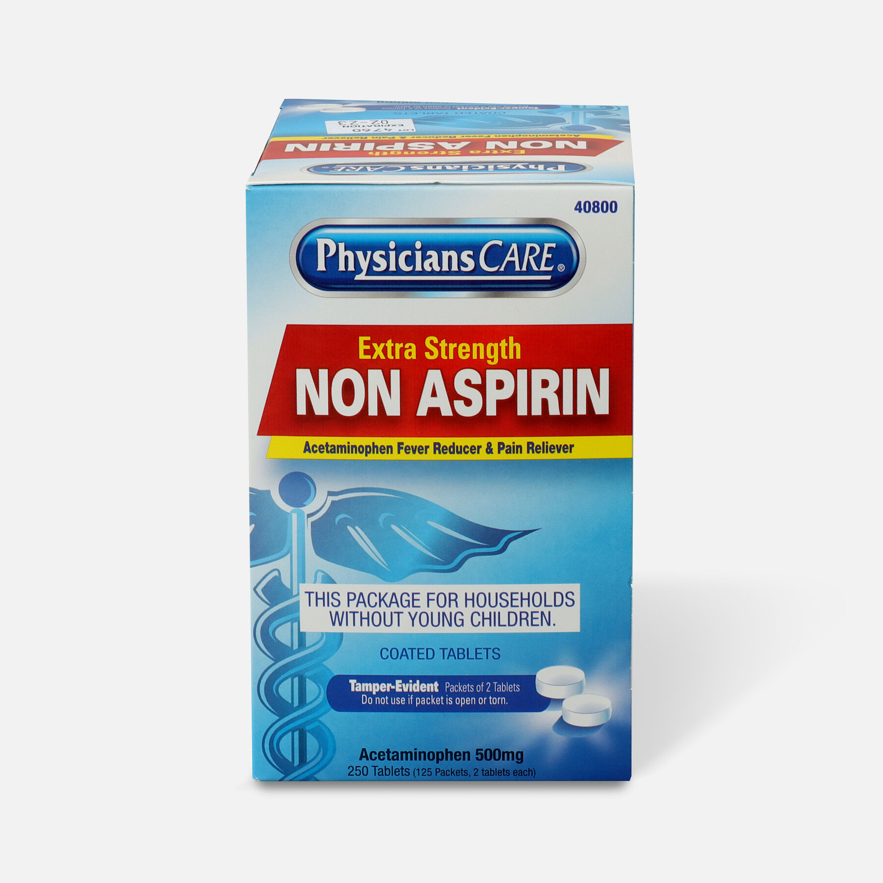 PhysiciansCare Extra Strength Non-Aspirin, 250/Box