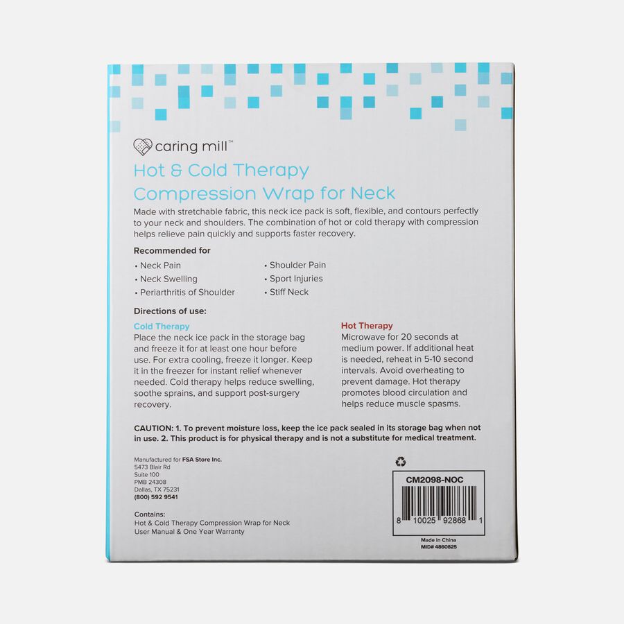 Caring Mill&trade; Hot & Cold Therapy Compression Wrap for Neck, , large image number 1