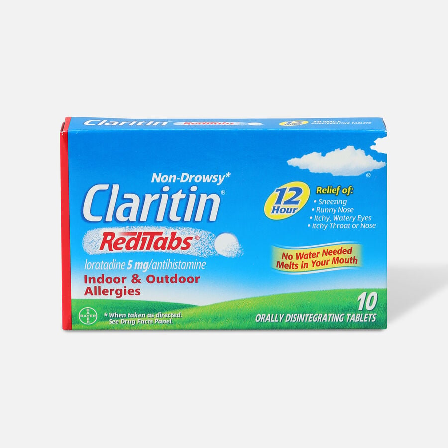 Claritin 12 Hour Non-Drowsy Allergy RediTabs 5 mg, 10 ct., , large image number 0
