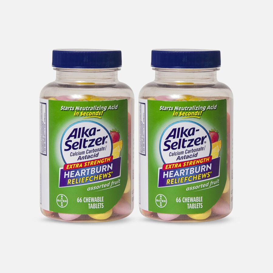 Alka-Seltzer ReliefChews Heartburn Assorted Fruit, 66 ct. (2-Pack), , large image number 0