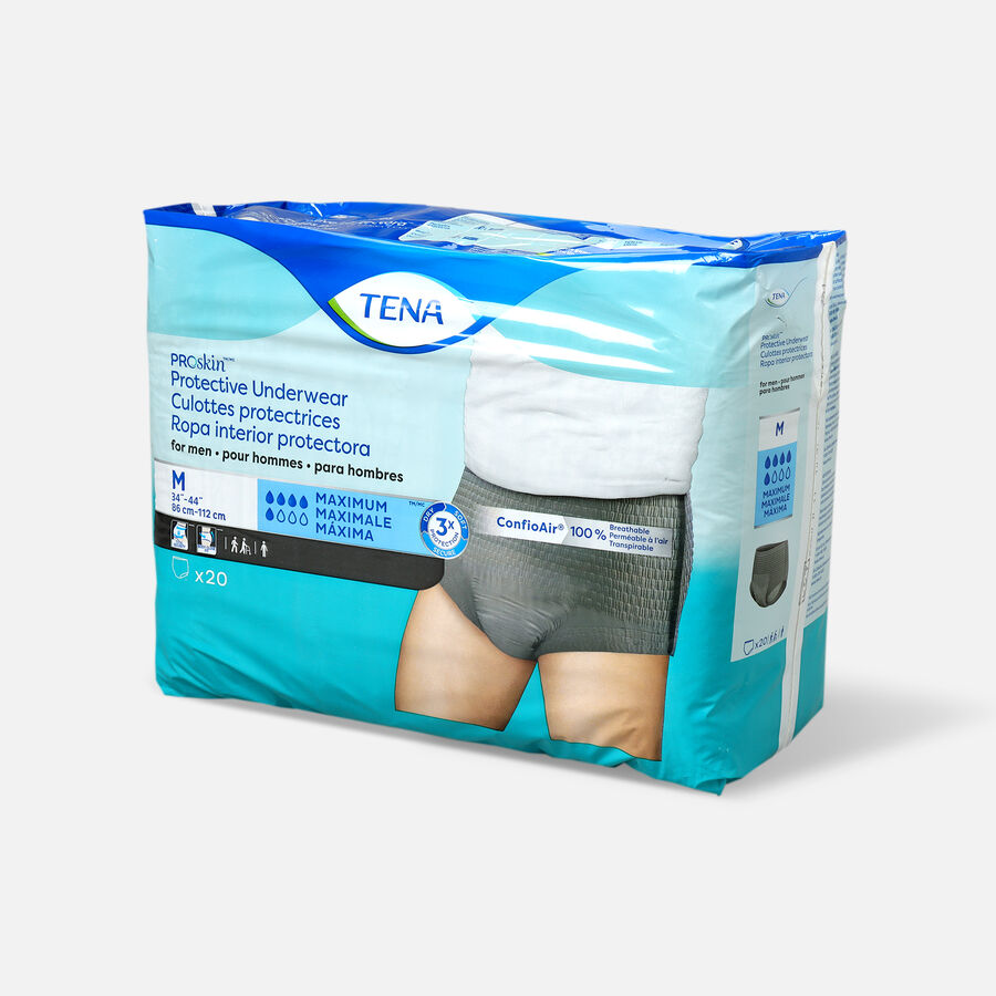 TENA ProSkin™ Protective Incontinence Underwear for Men, Maximum Absorbency, Small/Medium, 20 ct., , large image number 2