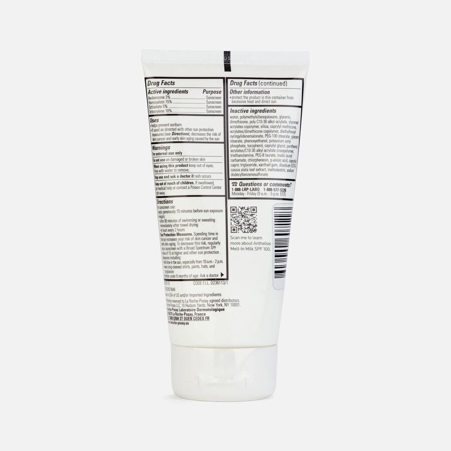 La Roche-Posay Anthelios Melt-in Milk, SPF 100, 5 oz., , large image number 1