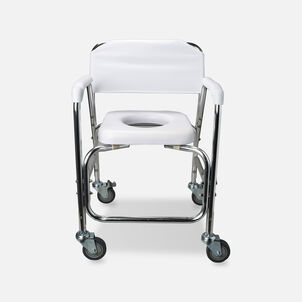 DMI Shower Transport Chair, w/Rear Wheels And Brakes