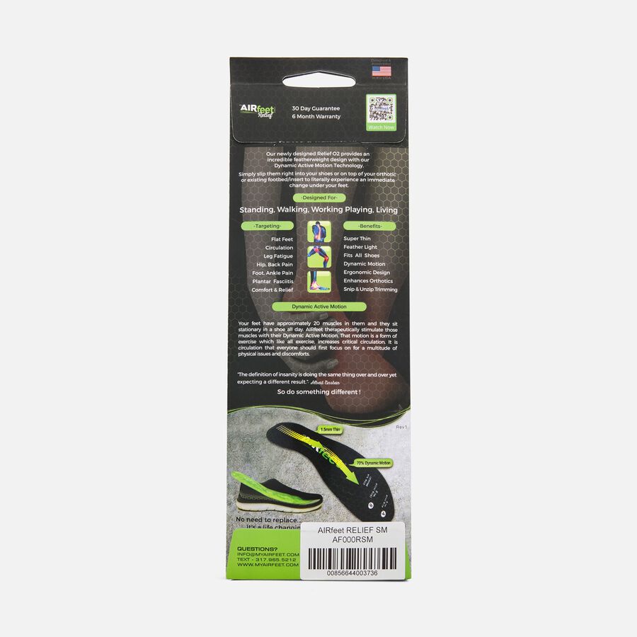 Airfeet Relief Insole, S/M, , large image number 1