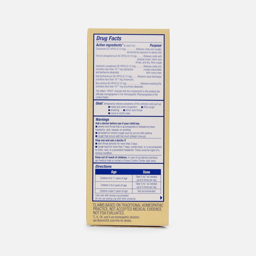 Boiron Chestal Kids Cold & Cough, , large image number 1