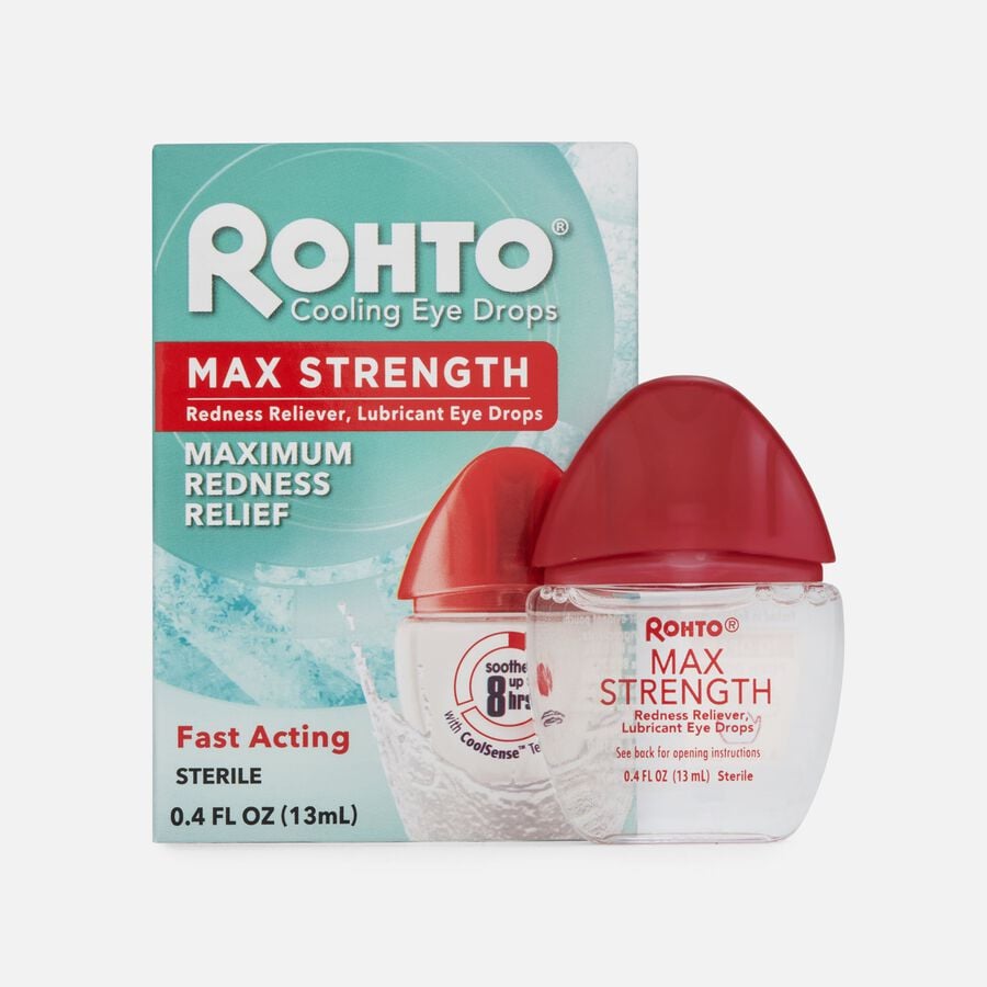 Rohto Cool Max Redness Relief Eye Drops, 13 mL, , large image number 0