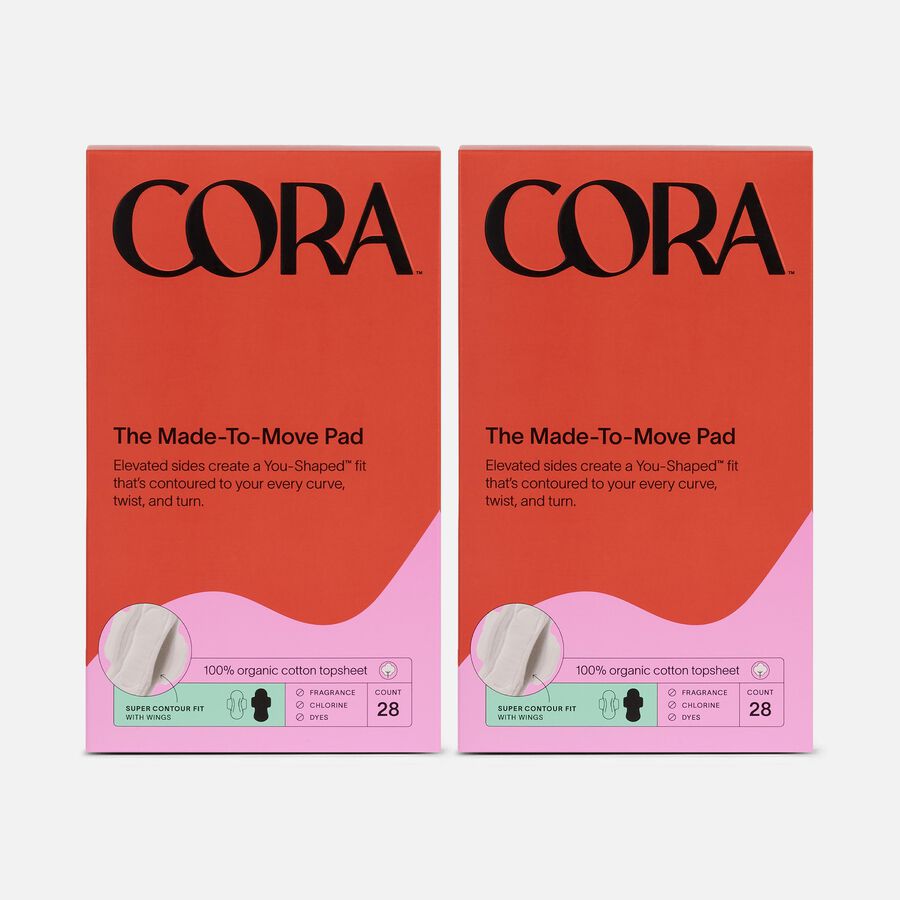 Cora The Made-to-Move Pad, Super, 28 ct. (2-Pack), , large image number 0