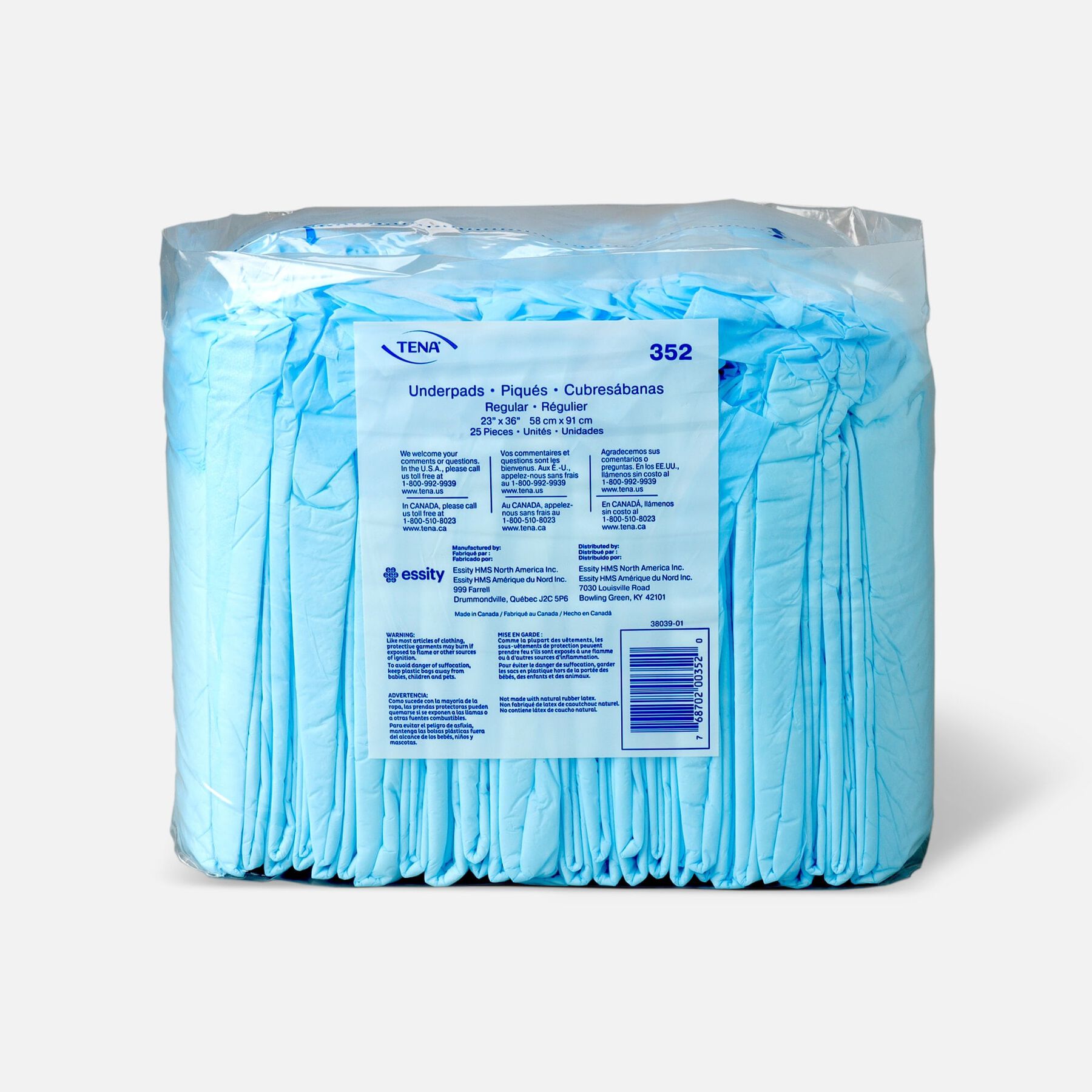 TENA Underpad 23" x 36" (Pack of 25)