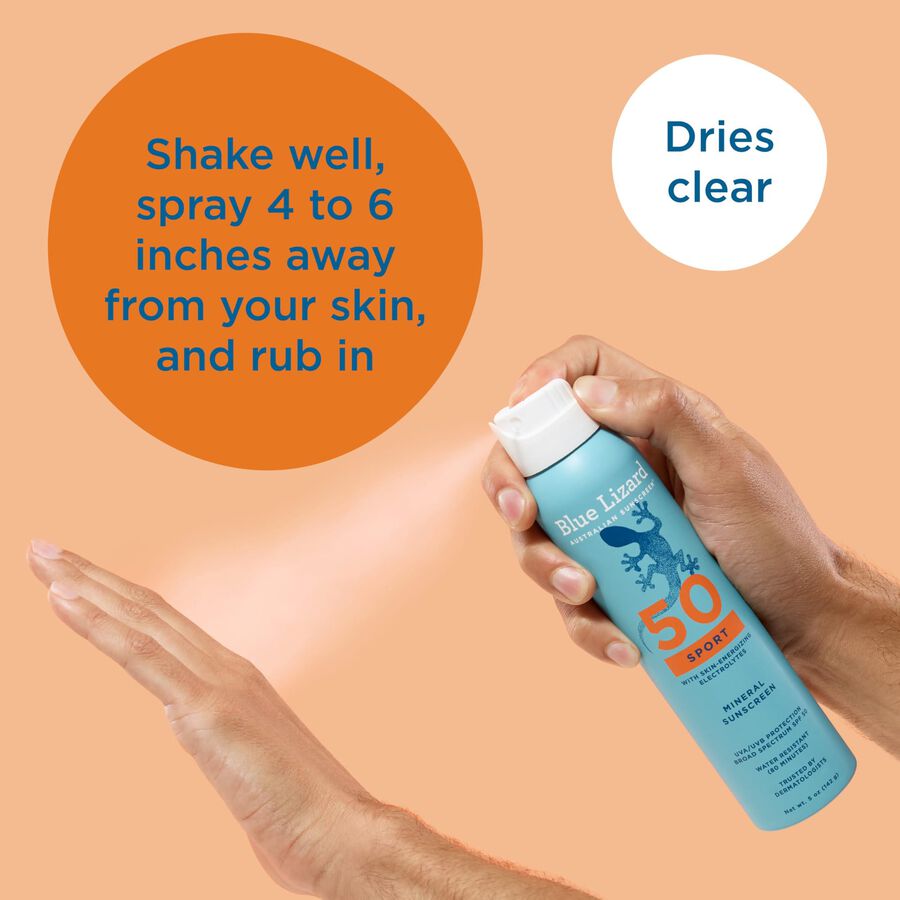 Blue Lizard Sport Mineral Sunscreen Spray, SPF 50, 5 oz., , large image number 5