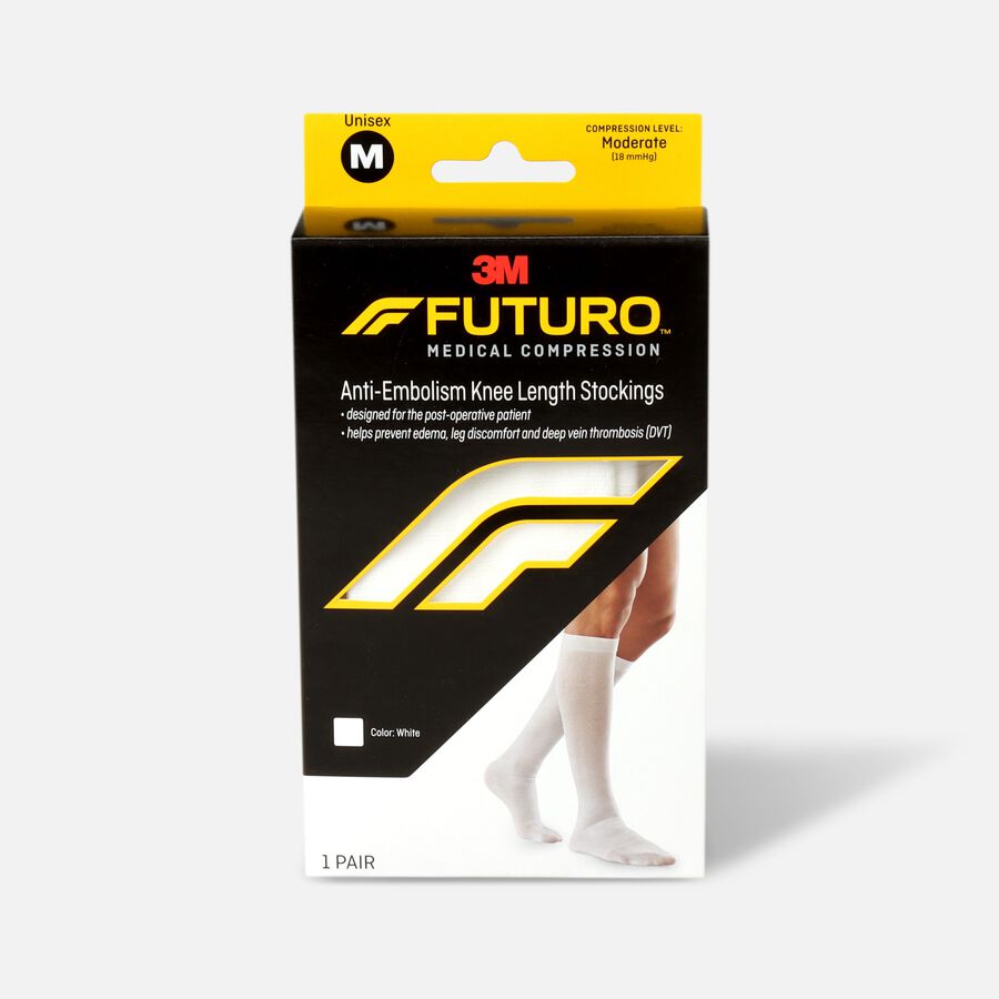 FUTURO Anti-Embolism Knee Length Stockings, , large image number 2